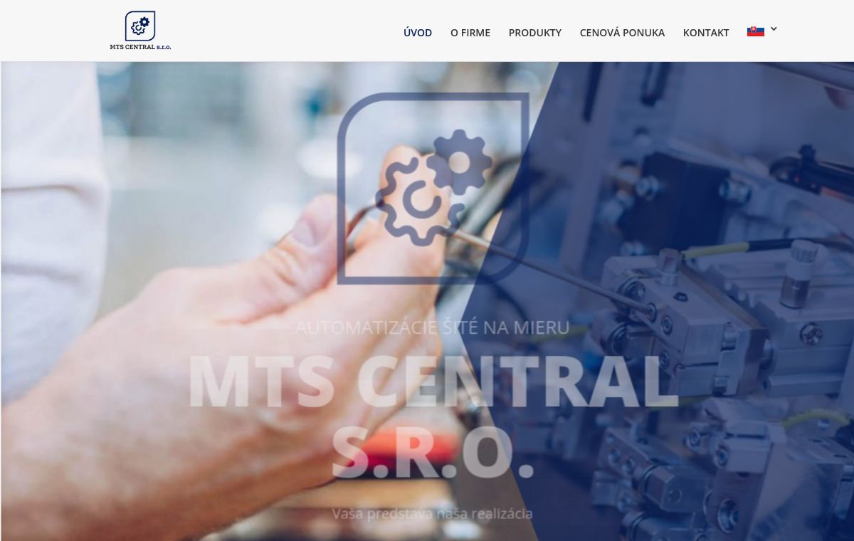 Náhľad projektu MTS Central