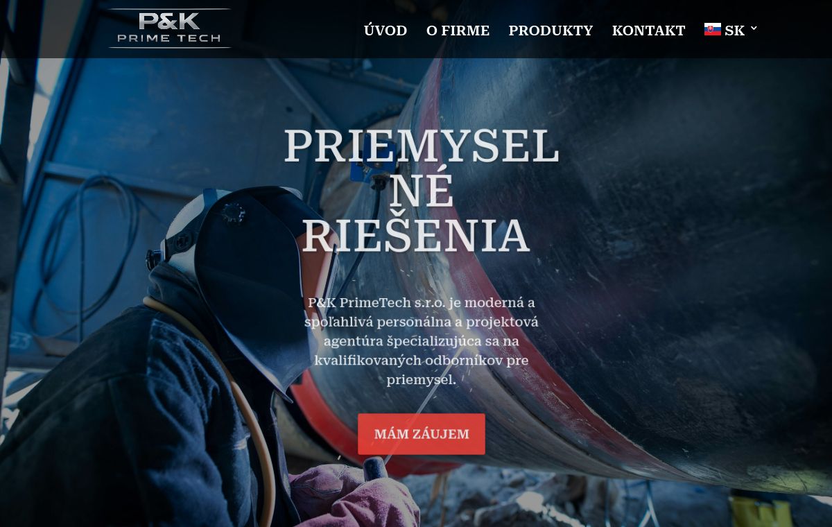 Náhľad projektu P&K PrimeTech